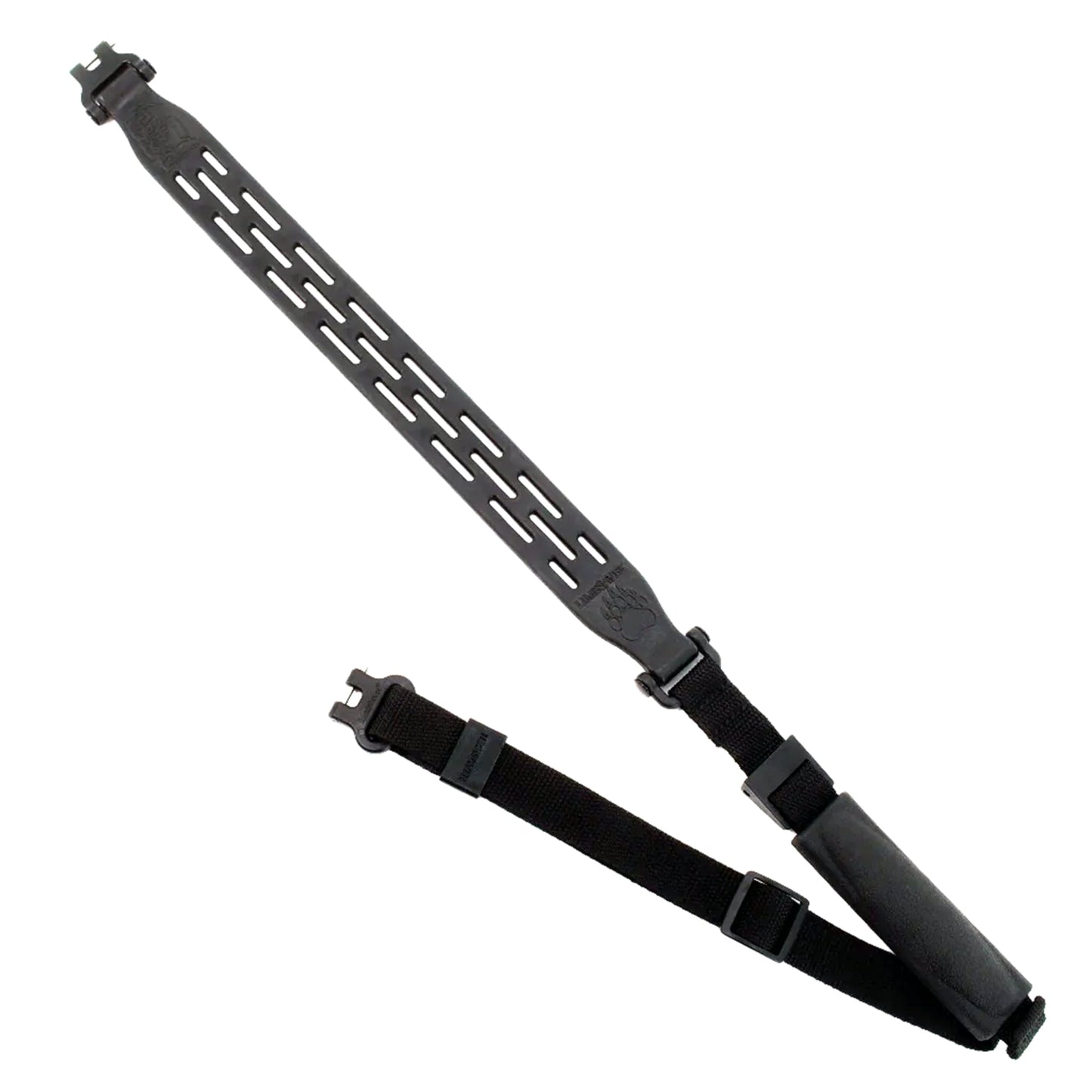 Kodiak-Air Rifle Sling Narrow, ADJ Grip, QD Swivels - Black