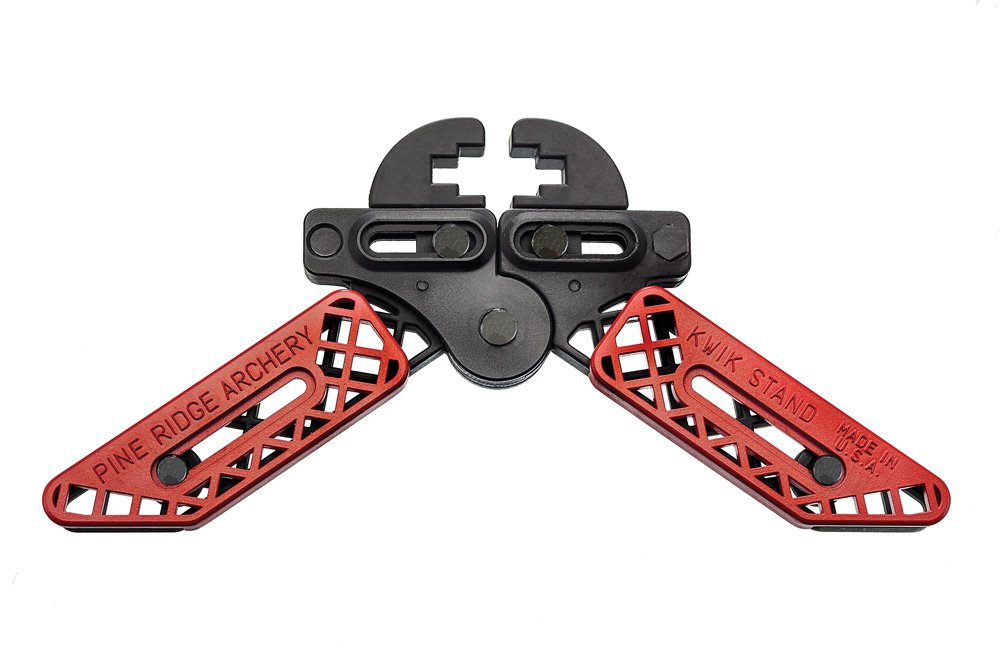 Pine Ridge Archery unisex adult Kwik Stand Bow Support, Red, Universal US