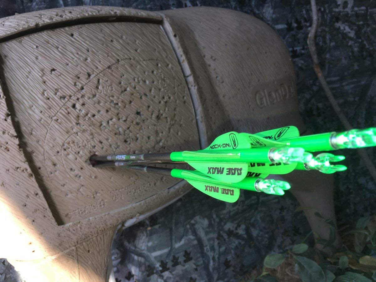 Nockturnal-X Lighted Nock for Arrows with .204 Inside Diameter Including Victory, Easton and G-Uni Brands, Green