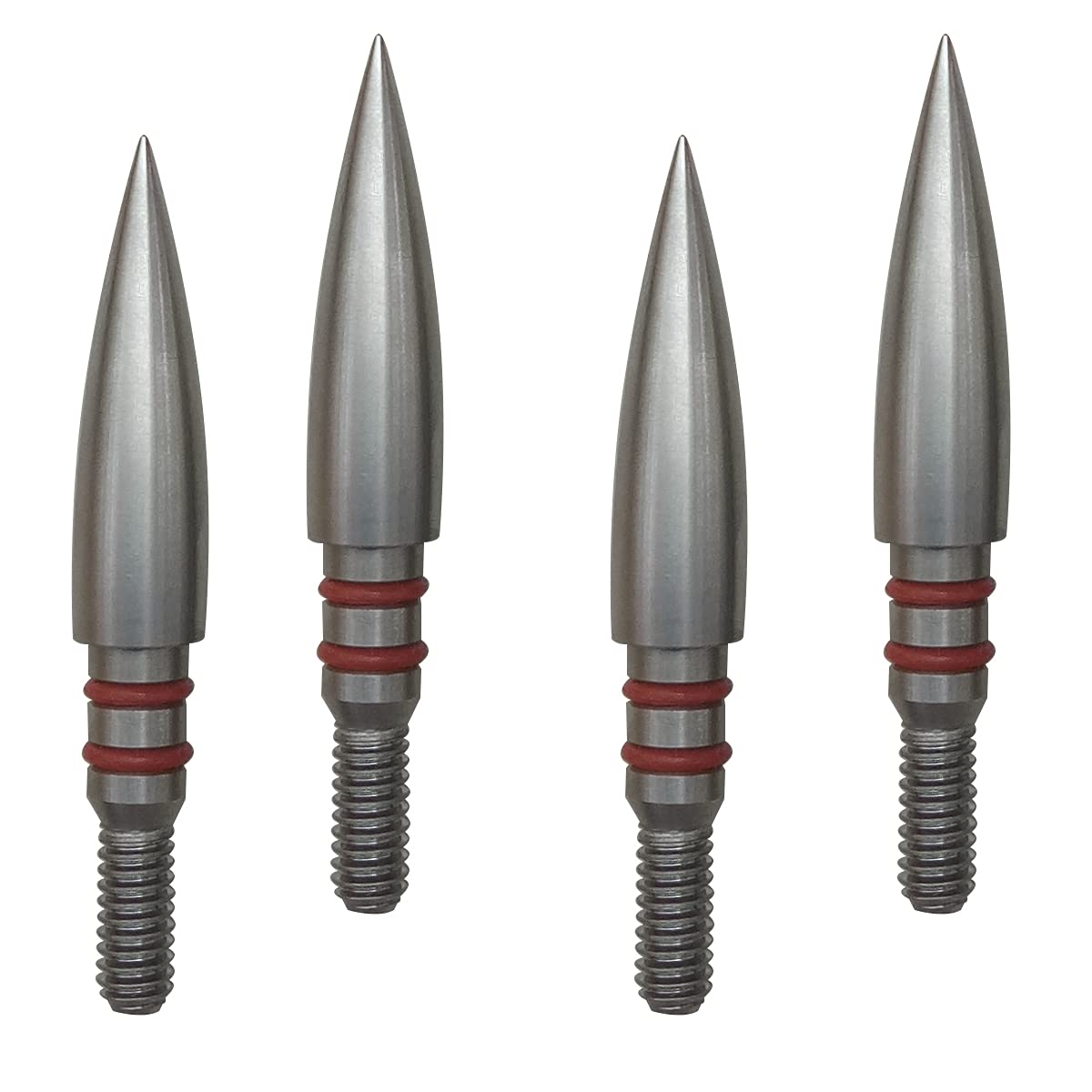 Aklisdlha Field Points arrowheads 100/125/150/200/300 Grains Archery Field Points,Stainless Steel Screw in Archery Field Tips and Broadheads (1 Dozen 12 PCS)(17/64″-100 Grains)