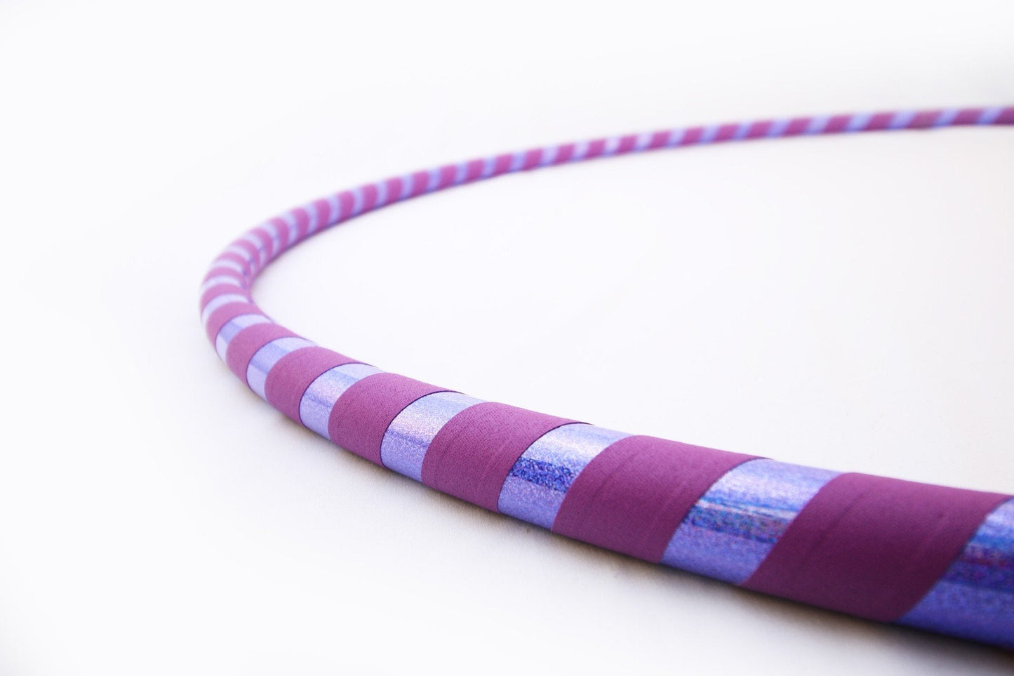 The Spinsterz Beginner Hoop: Weighted Fitness Hula-Hoop for Adults Weight Loss, Waist Exercise Ring for Cardio & Core, Adjustable Quality Detachable Hula Shaper for Beginners, Made in USA - Iris