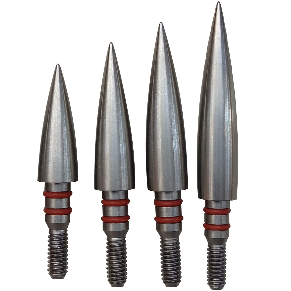 Aklisdlha Field Points arrowheads 100/125/150/200/300 Grains Archery Field Points,Stainless Steel Screw in Archery Field Tips and Broadheads (1 Dozen 12 PCS)(5/16″-Combination)