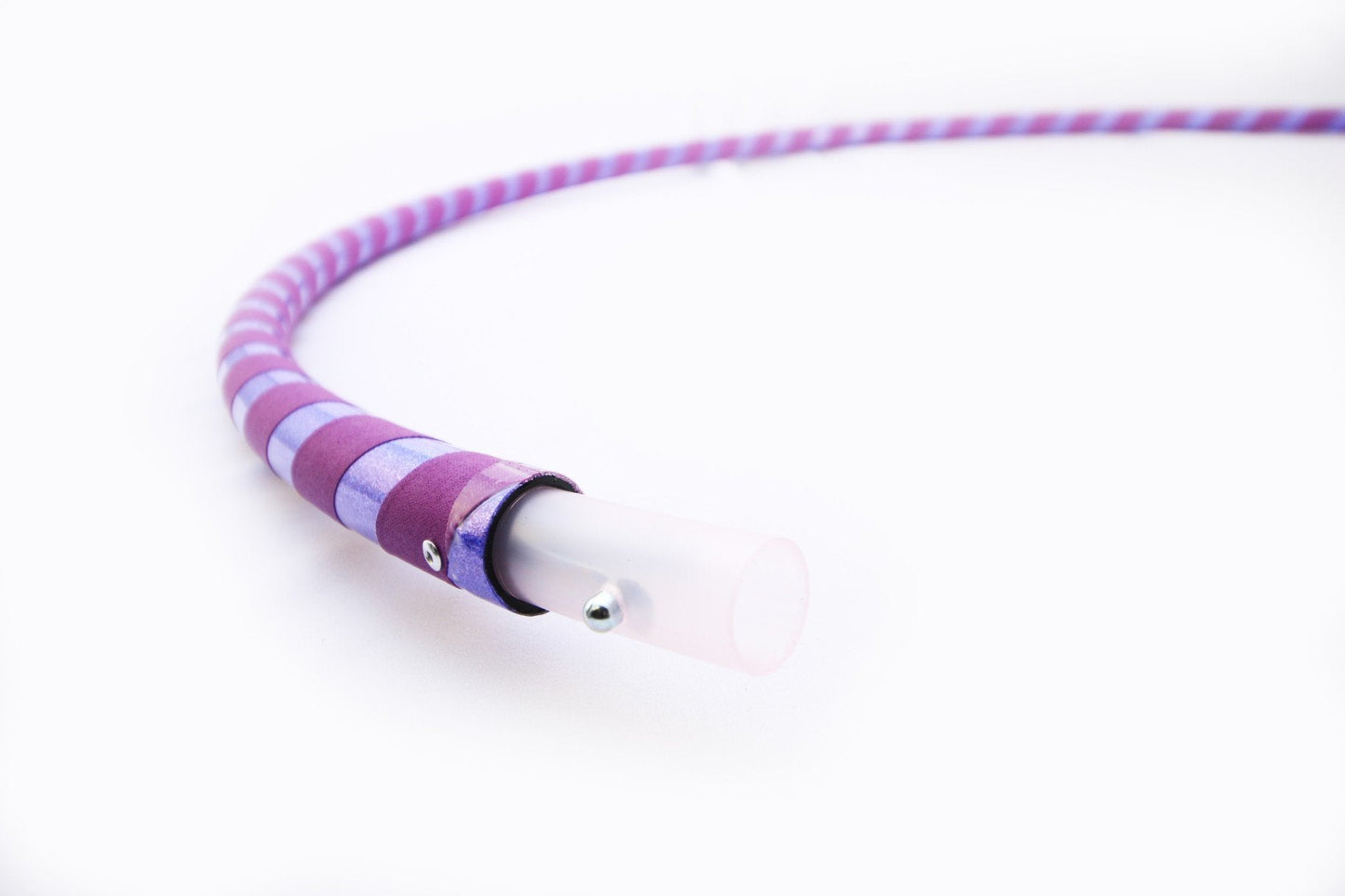 The Spinsterz Beginner Hoop: Weighted Fitness Hula-Hoop for Adults Weight Loss, Waist Exercise Ring for Cardio & Core, Adjustable Quality Detachable Hula Shaper for Beginners, Made in USA - Iris