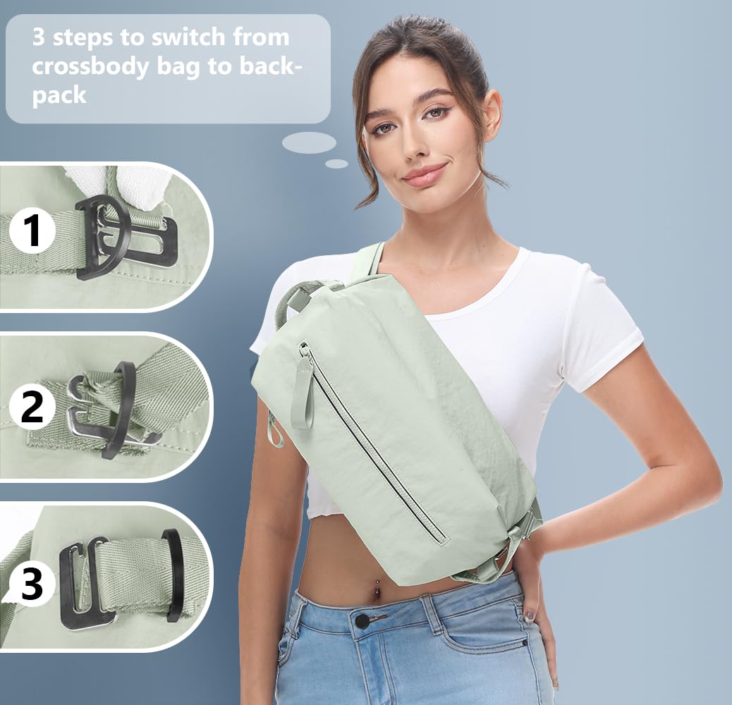 Small Gym Bag for women men, Stylish Compact Sports Bag, Small Duffle Bag Crossbody Bags for women men, Suitable For Gym Work Fitness Travel, 3 in 1 Duffle Bags