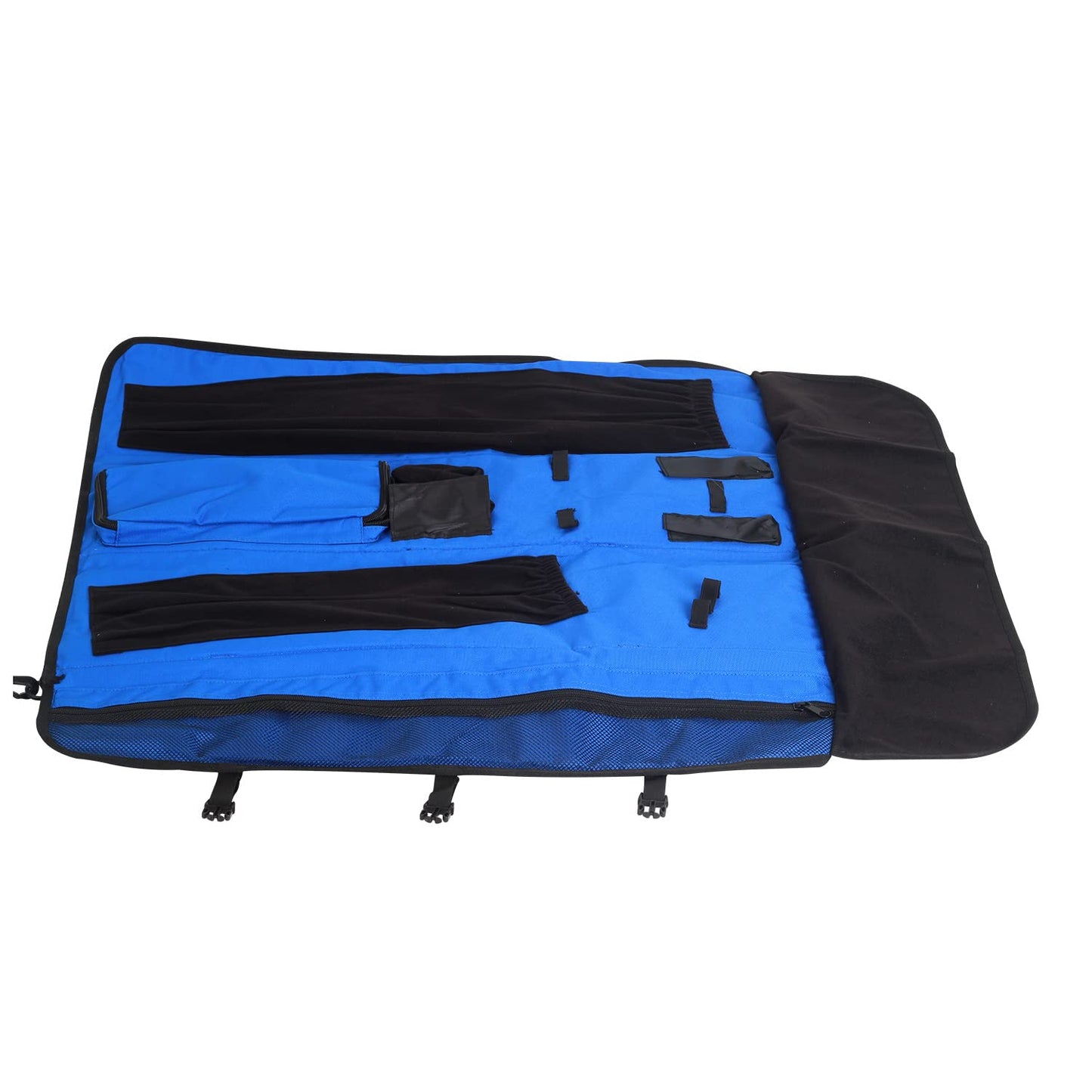 FENJANER Archery Recurve Bow Accessories Bag Takedown Bow Case with Adjustable Shoulder Strap for Hunting Shooting (Blue)