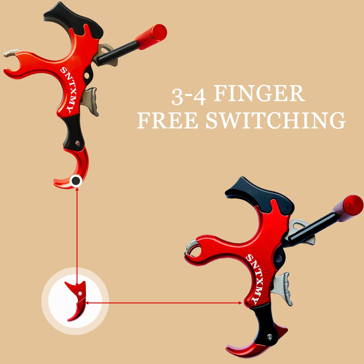 sntxmy Bow Release for Compound Bow, Archery Release Trigger, Compound Bow Release, Thumb Release.