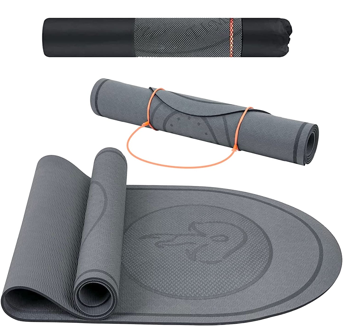 Jump Rope Mat 71"x31" Larger Non-Slip Indoor Outdoor Exercise Fitness Mat, Crossrope Jump Rope Pad, High-Density Workout Shock Absorption Jump Mat for Home Gym Flooring Concrete Jumping Rope