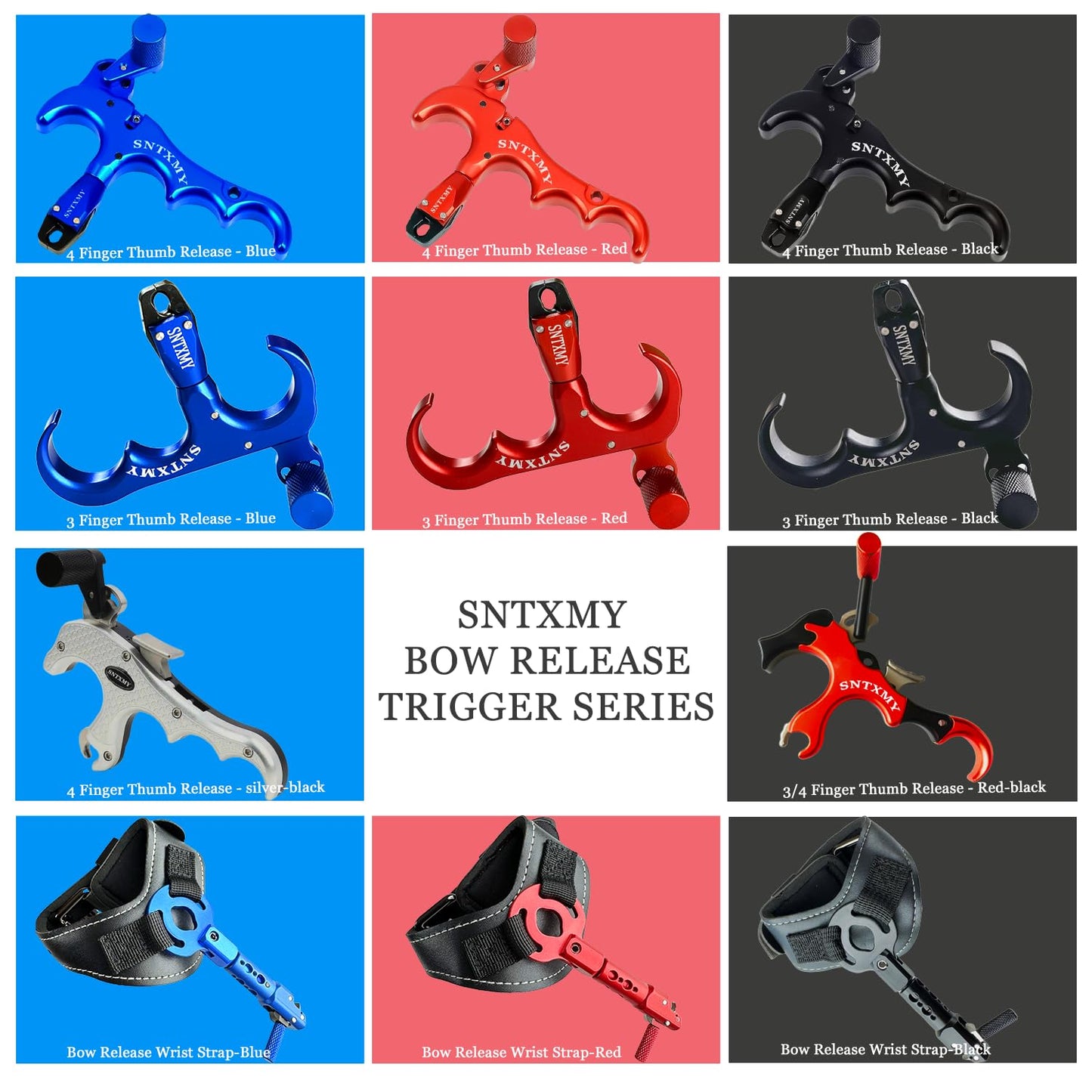 sntxmy Bow Release for Compound Bow, Archery Release Trigger, Compound Bow Release, Thumb Release.