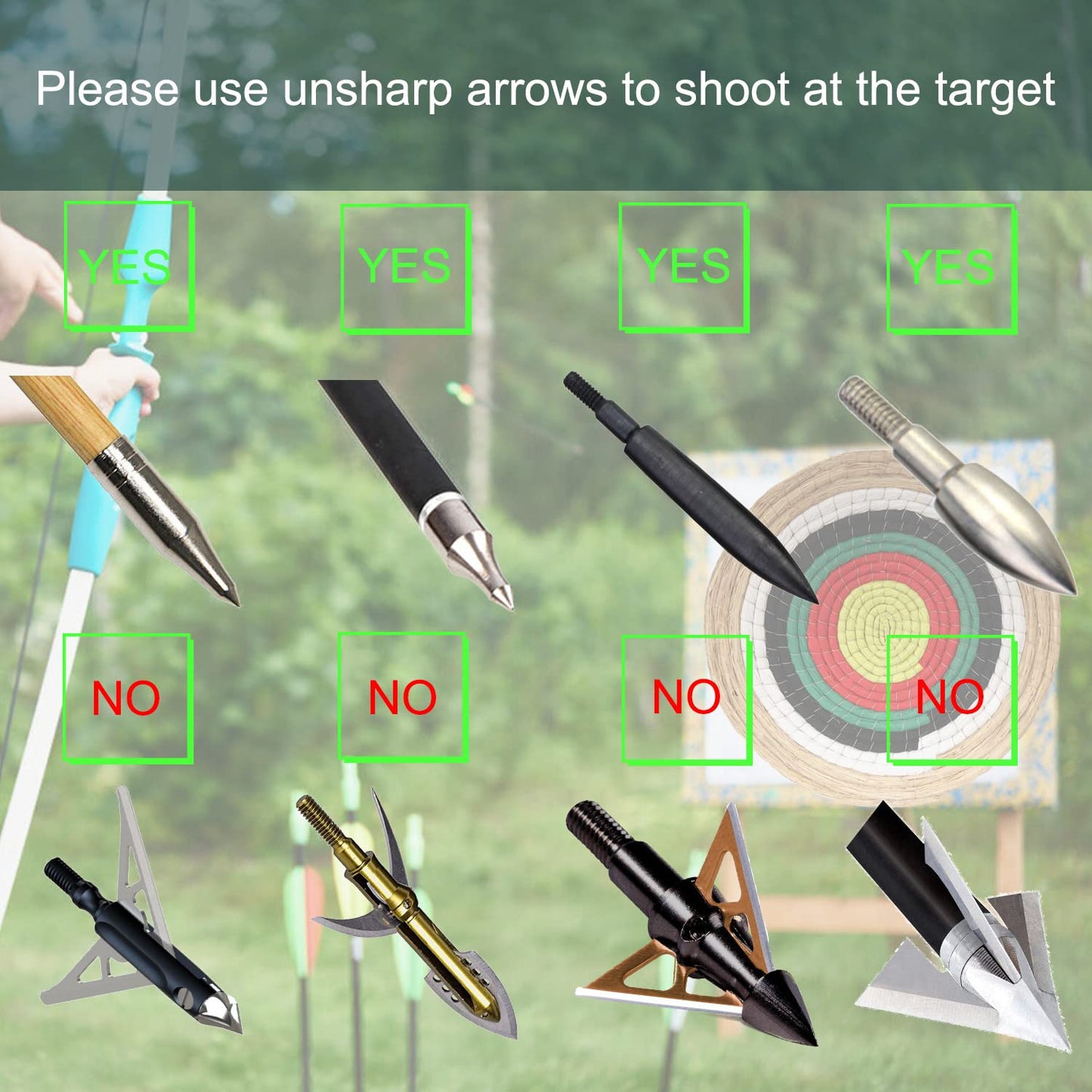 DOSTYLE Archery Targets Traditional Solid Straw Round Archery Target Shooting Bow Coloured Rope Target Face Three Layer for Shooting Practice