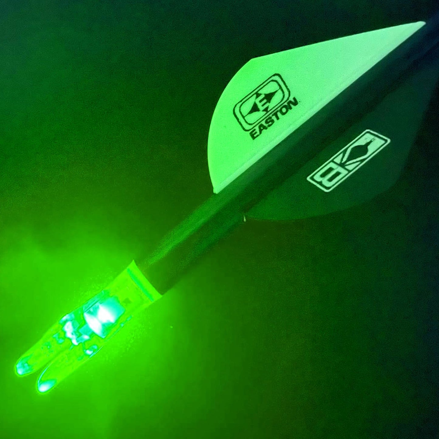 KEAUP 6PCS X Lighted Nocks for Arrows with .204 .233 .244 .246 Inside Diameter with H, S, GT Bushings High-Visibility DEEPOWER LED Arrow Nocks, ON/Off Switch Included