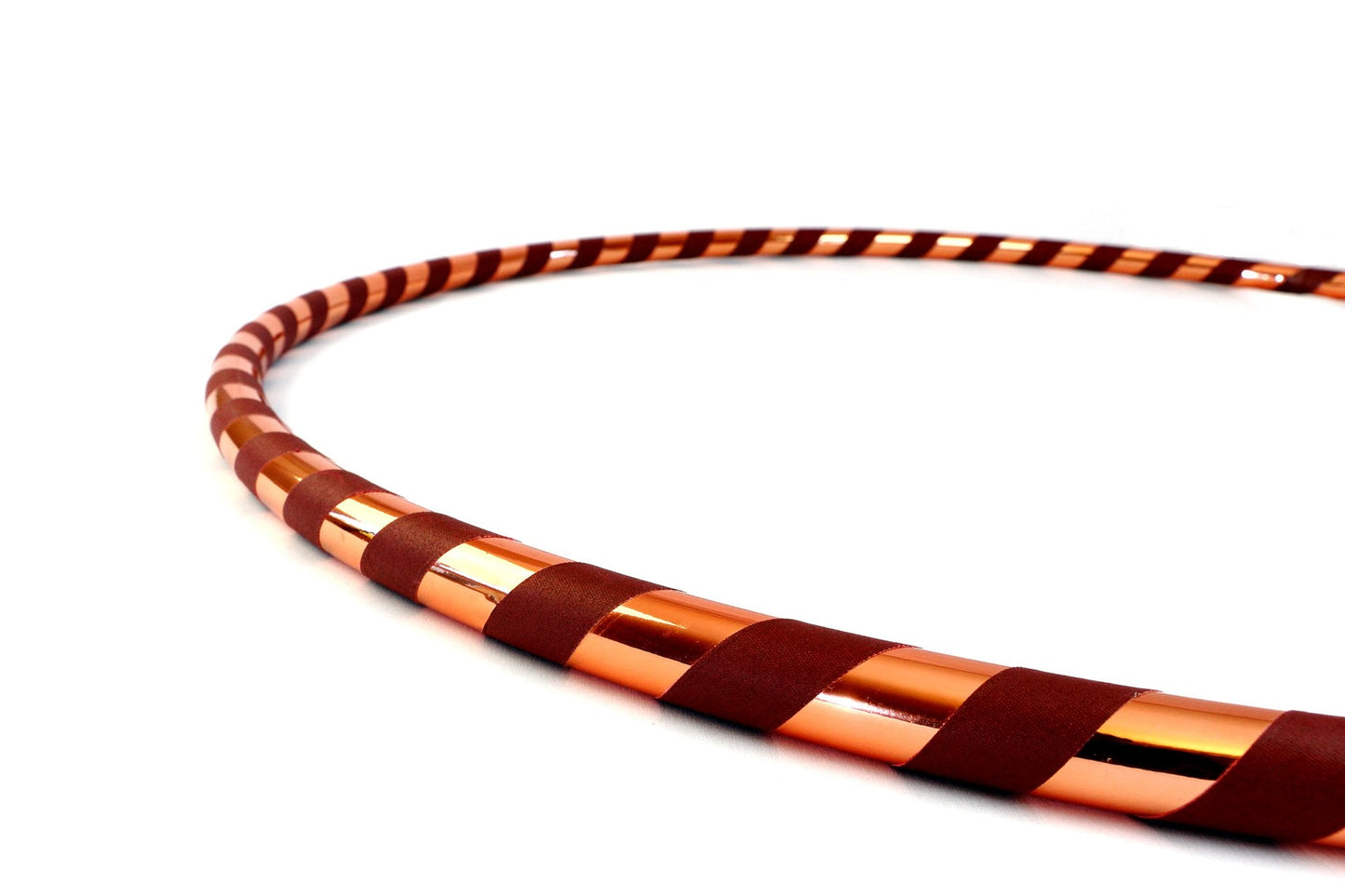 The Spinsterz Beginner Hoop: Weighted Fitness Hula-Hoop for Adults Weight Loss, Waist Exercise Ring for Cardio & Core, Adjustable Quality Detachable Hula Shaper for Beginners, Made in USA - Burgundy