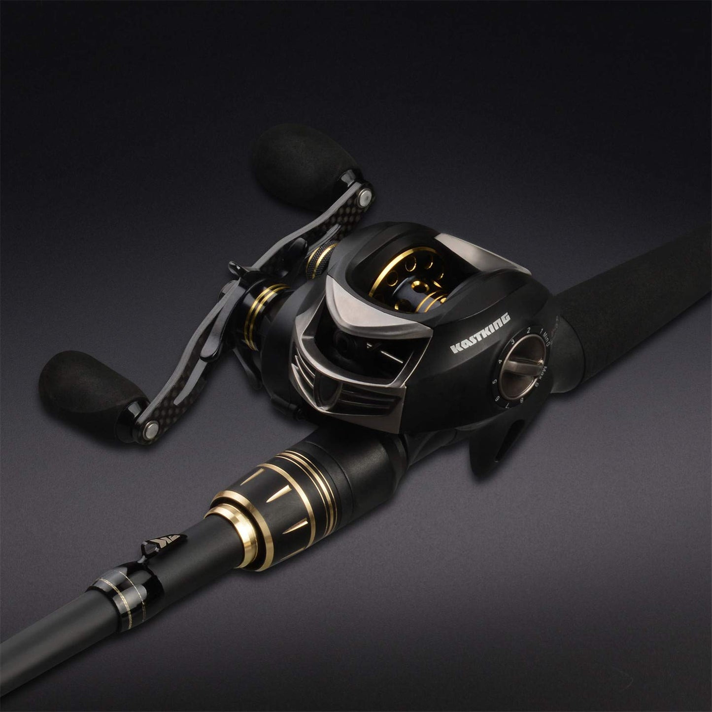 KastKing Blackhawk II Telescopic Fishing Rods, Casting 7ft 1in-Fast-MH Power