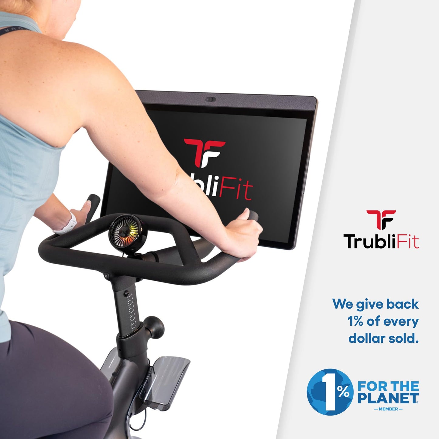 TrubliFit Custom Fan for Peloton Bike+ - Accessories for Peloton Bike Plus - Does Not Fit Original Bike (Peloton Bike+)