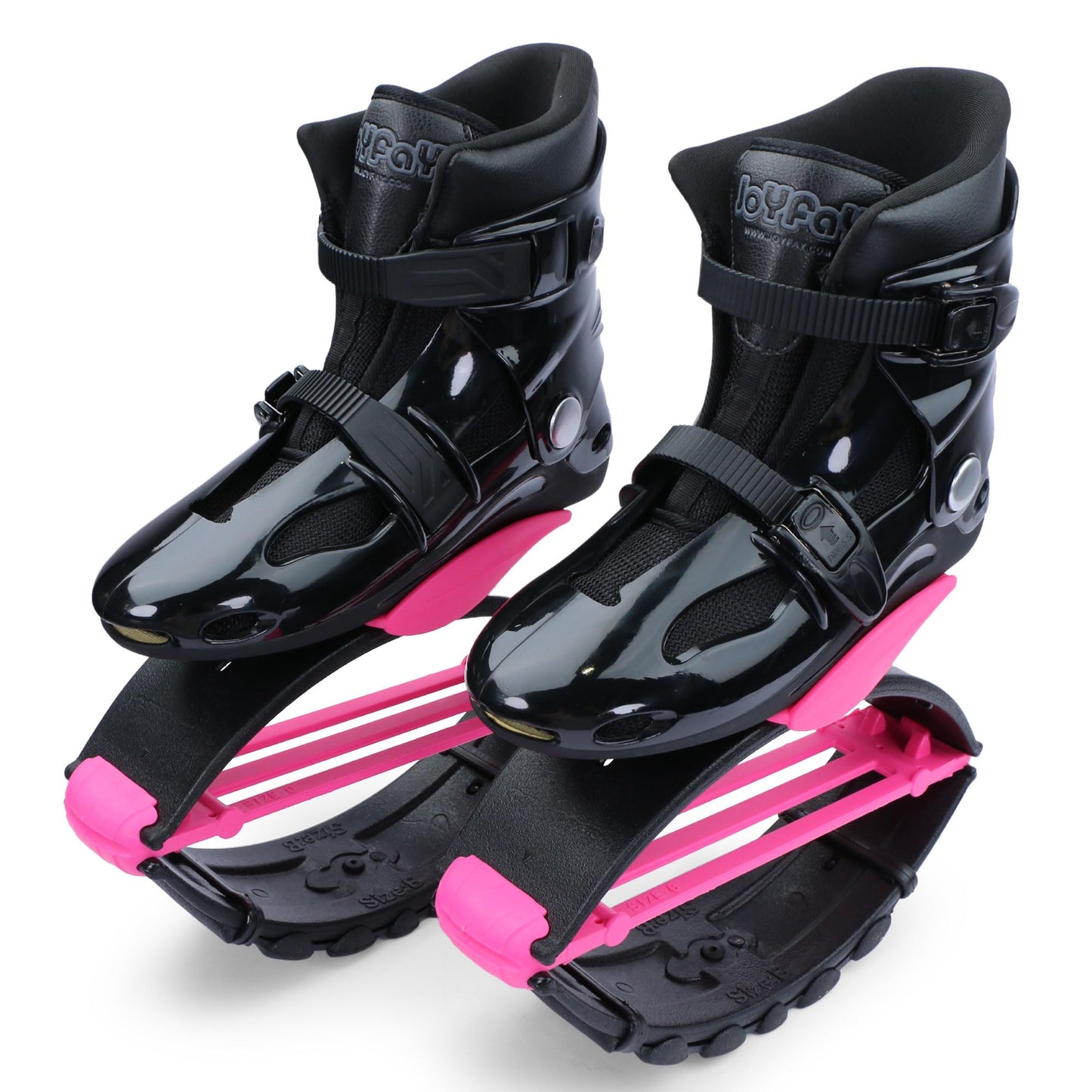 Joyfay Jumps Shoes for Fitness and Workout - Comfortable and Stylish Design - Premium Durable Materials - Unisex Design (X-Large, Black/Pink)