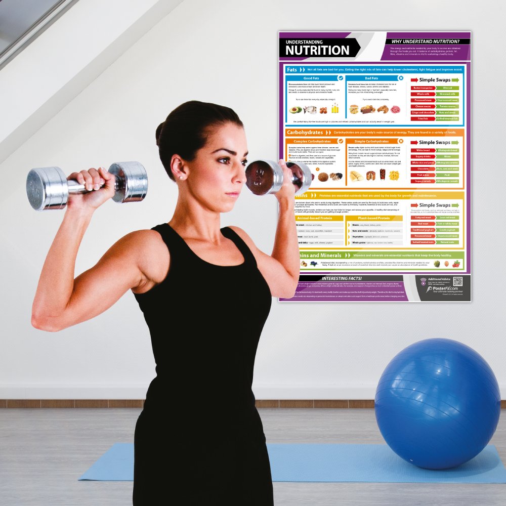 Body Conditioning Gym Posters - Set of 7 Fitness Posters - Laminated Exercise Posters - EXTRA LARGE - 33” x 23.5” - Physical Training and Workouts - Includes Video Training Support