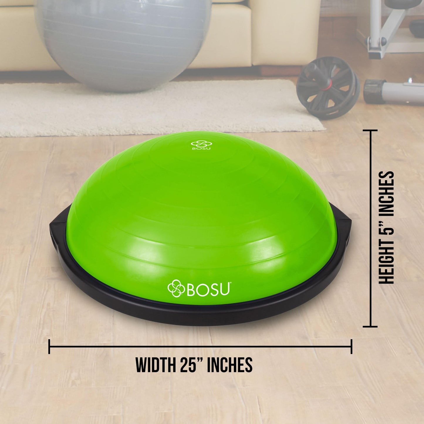 BOSU Home Balance Trainer with Pump, Green/Black