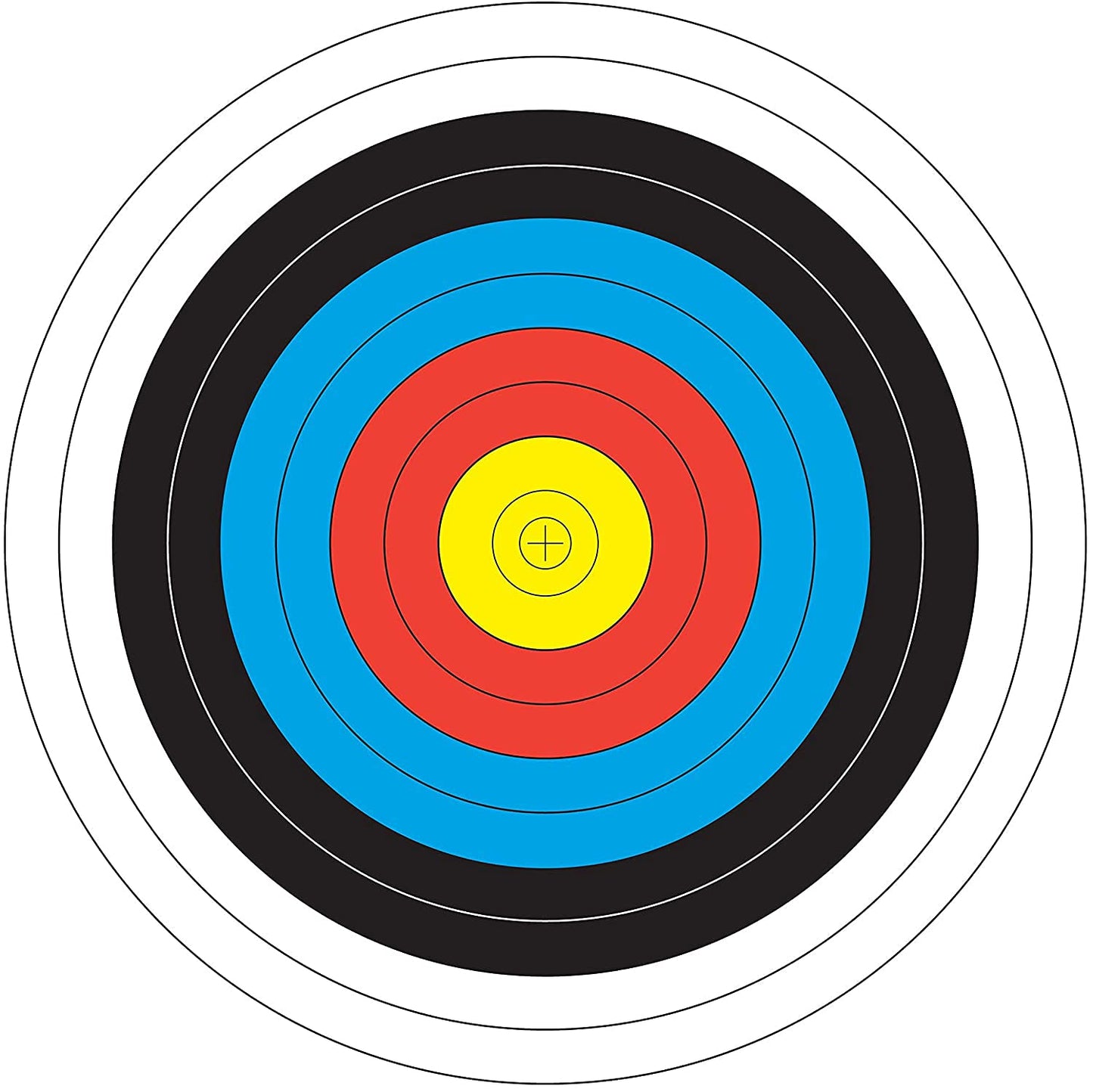 Archery 40cm & 80cm Targets by Longbow (25 Pack, 80cm Archery Paper)