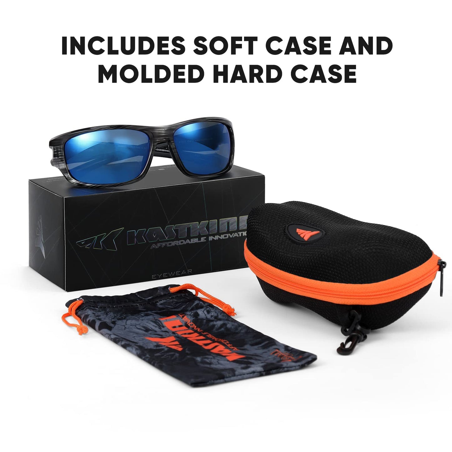 KastKing Ellijay Bifocal Polarized Sunglasses, Bi-Focal x1.5 x2.0 x2.5 Magnifications, Wrap Sport Reader Sunglasses