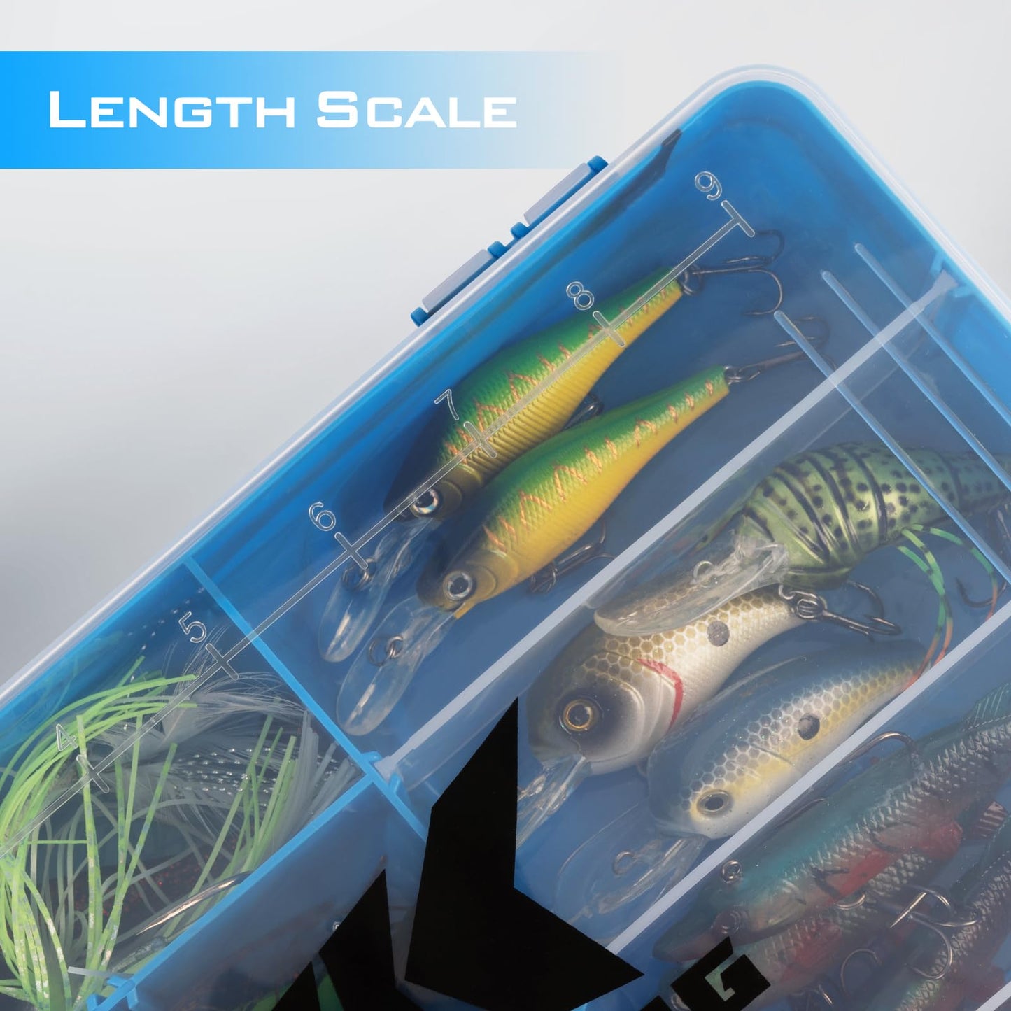 KastKing Bait Vault Camouflage Tackle Box, Plastic Tackle Trays, Fishing Tackle Box Storage Organizer with Removable Dividers, 2 Packs Lure Boxes Terminal Tackle Storage, Right Angle