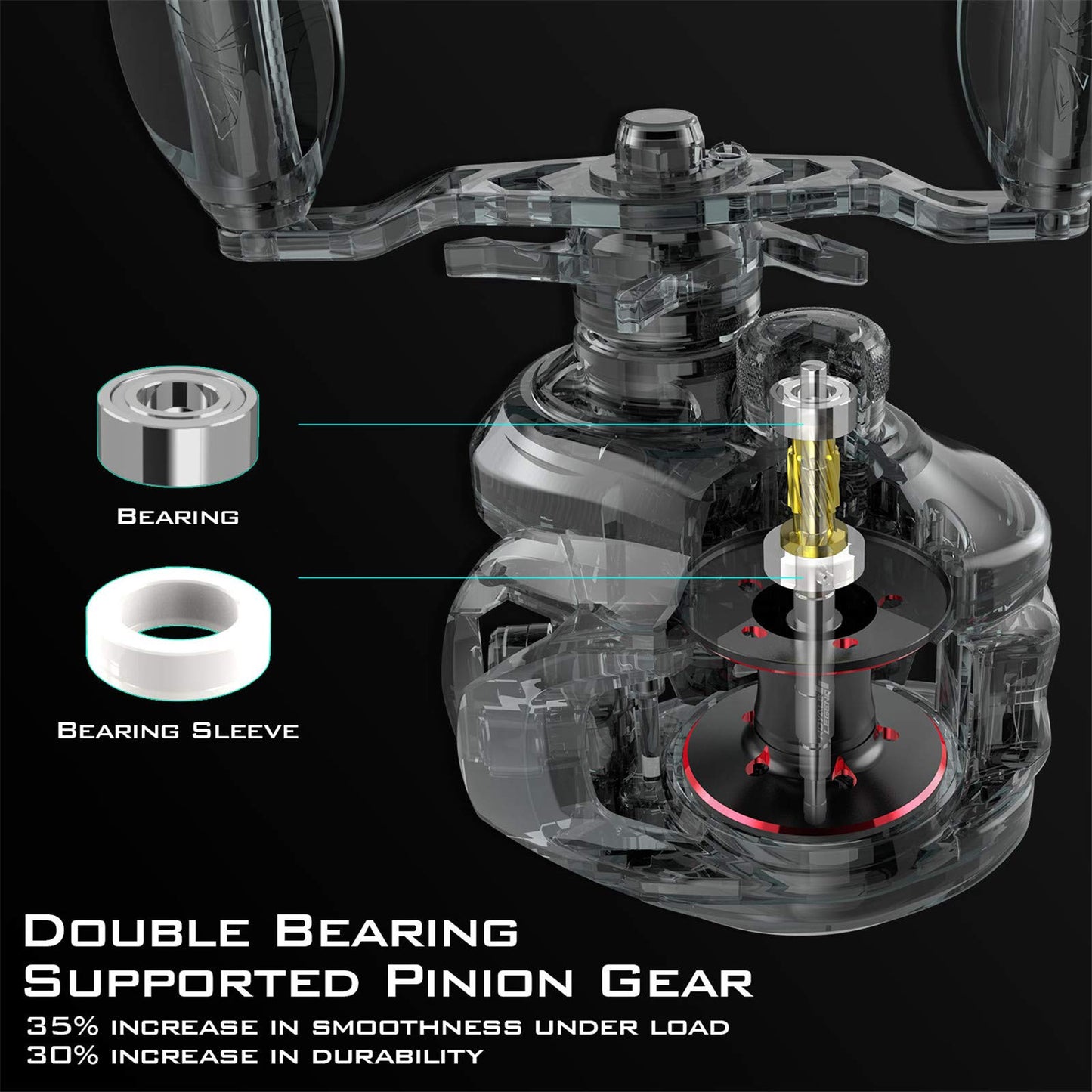 KastKing Royale Legend II Baitcasting Reels, Gear Ratio 7.2:1, Left Handed Fishing Reel