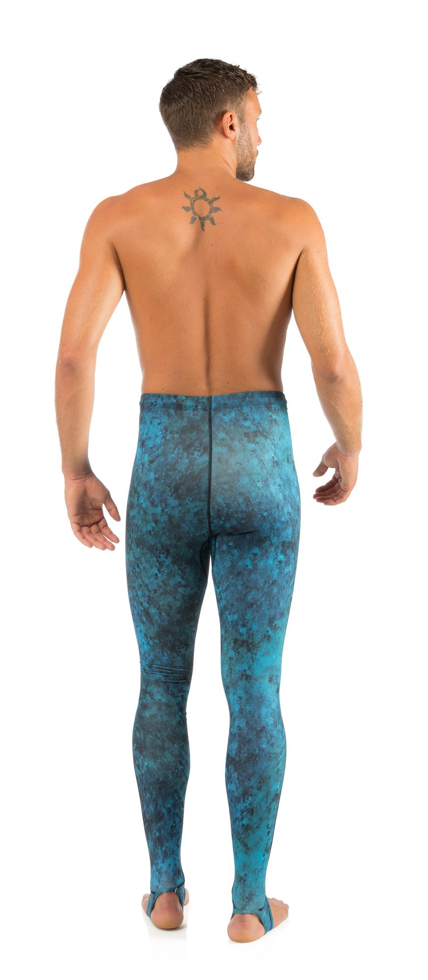 Cressi Hunter Rash Guard Pants, Camo Blue, 3XL