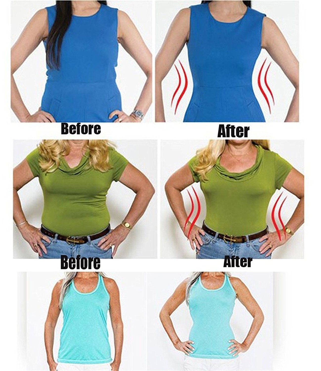 VENUZOR Waist Trainer Belt for Women - Waist Cincher Trimmer - Slimming Body Shaper Belt - Sport Girdle Belt (UP Graded)(Blue,S)