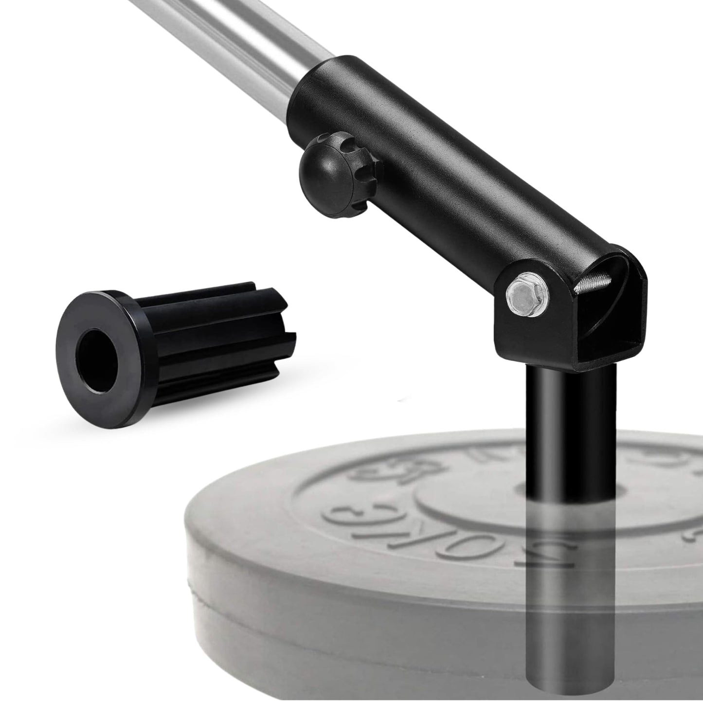 Yes4All T-Bar Row Plate Post Insert Landmine – Fit 2” Olympic Bars – Full 360° Swivel & Easy to Install (Black)
