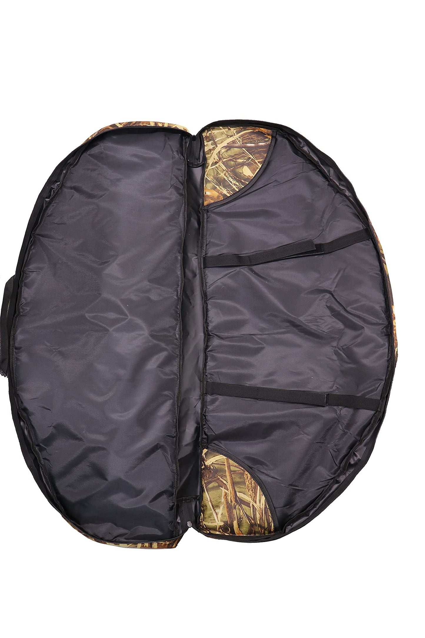 Silfrae Compound Bow Case Soft Bow Padded Case Light-Weight Bow Carry Bag with Arrow Pocket (Withered grass, S)
