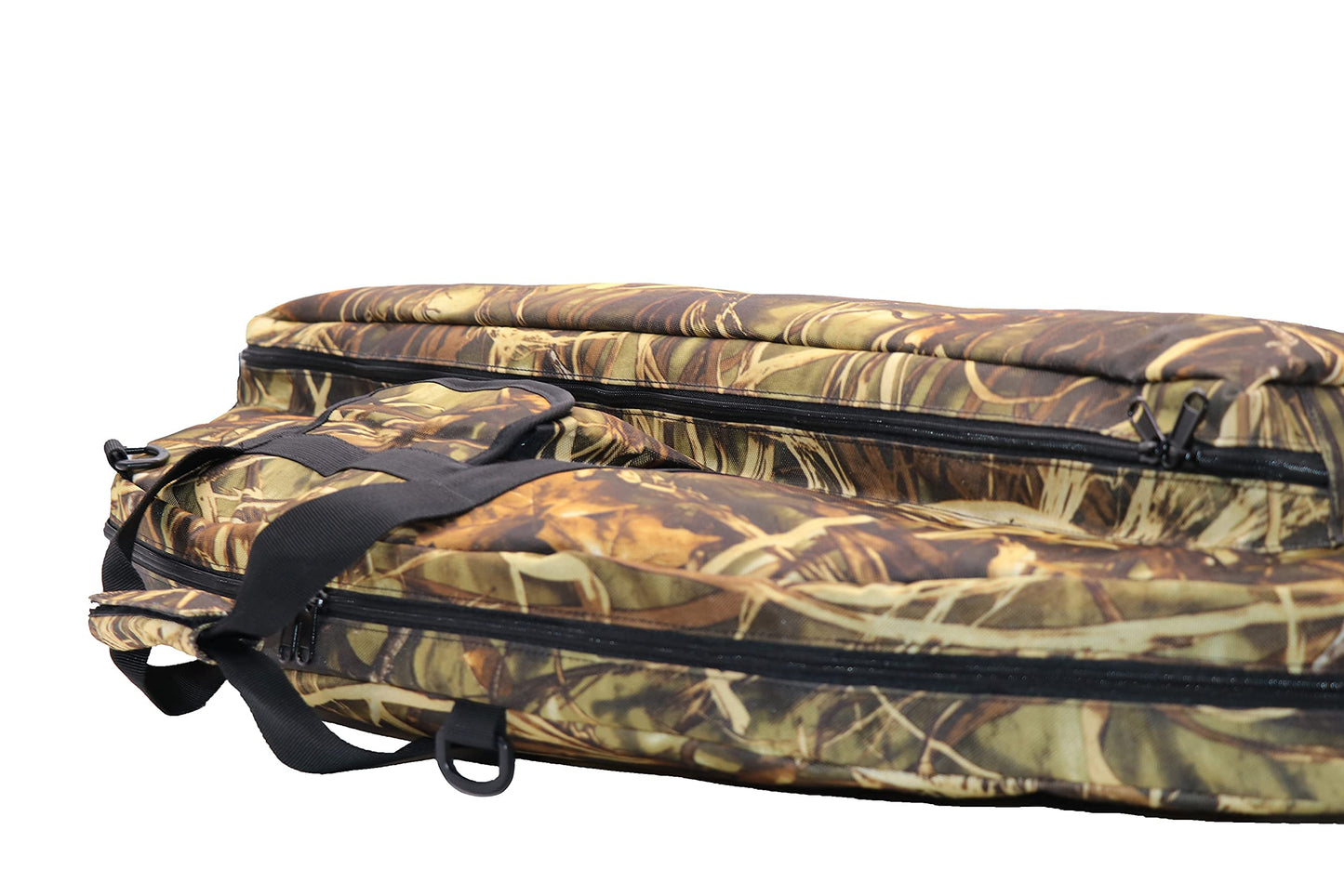 Silfrae Compound Bow Case Soft Bow Padded Case Light-Weight Bow Carry Bag with Arrow Pocket (Withered grass, S)
