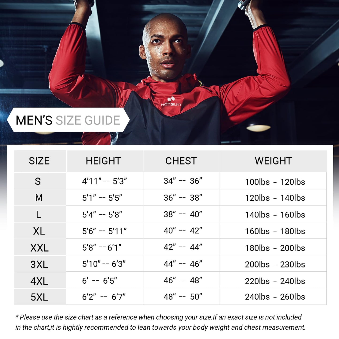 HOTSUIT Sauna Suit for Men Sweat Sauna Jacket Pant Gym Workout Sweat Suits, Dark Gray, S
