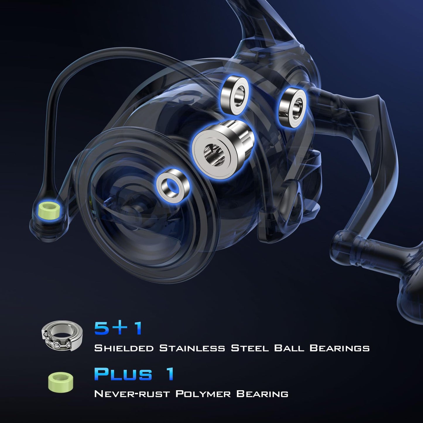 KastKing Kapstan Spinning Saltwater Reel,Size 4000