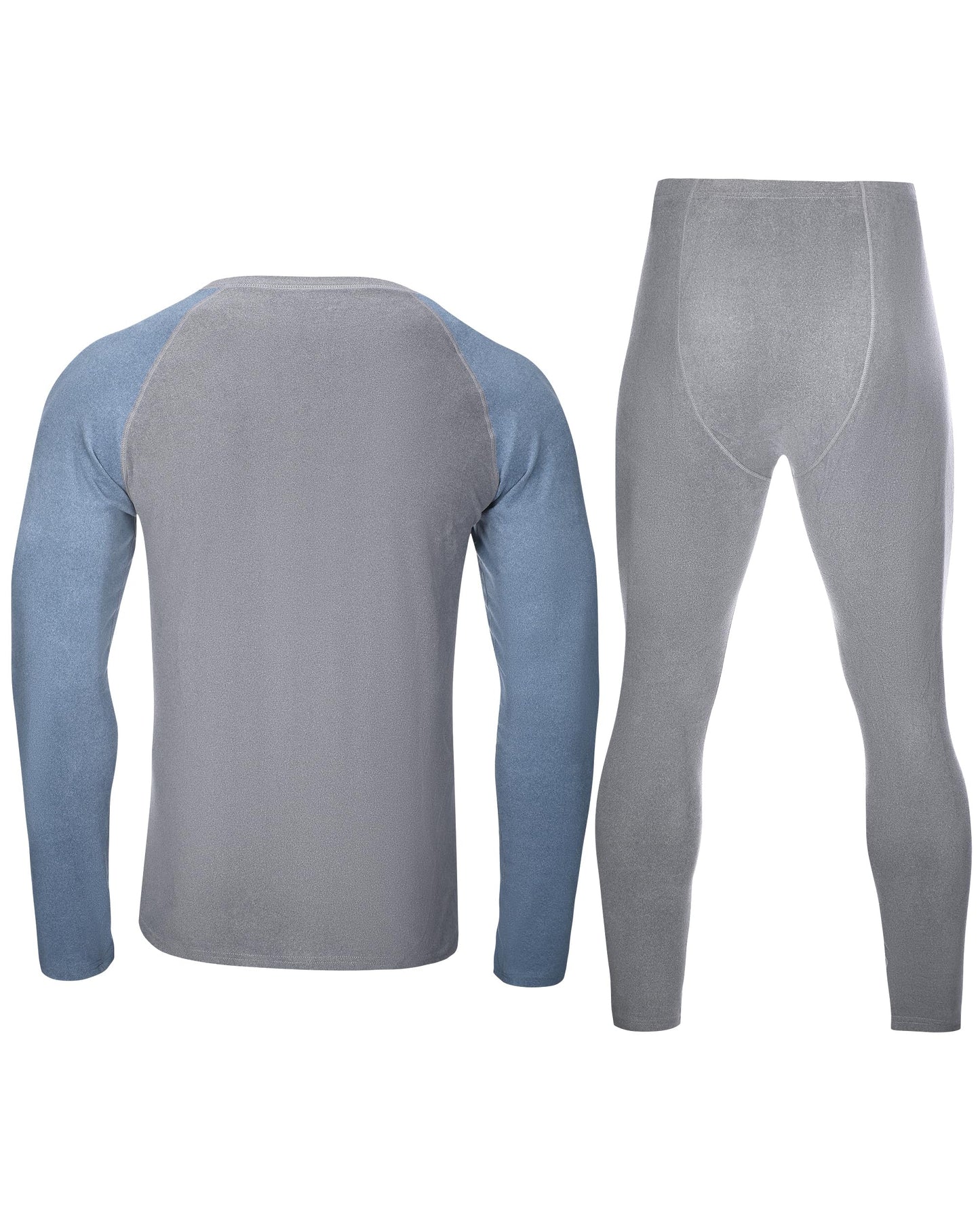 Roadbox Mens Thermals Top and Bottom Set - Fleece Lined Long Johns, Ski Thermal Long Underwear Base Layer for Snow Winter Hunting