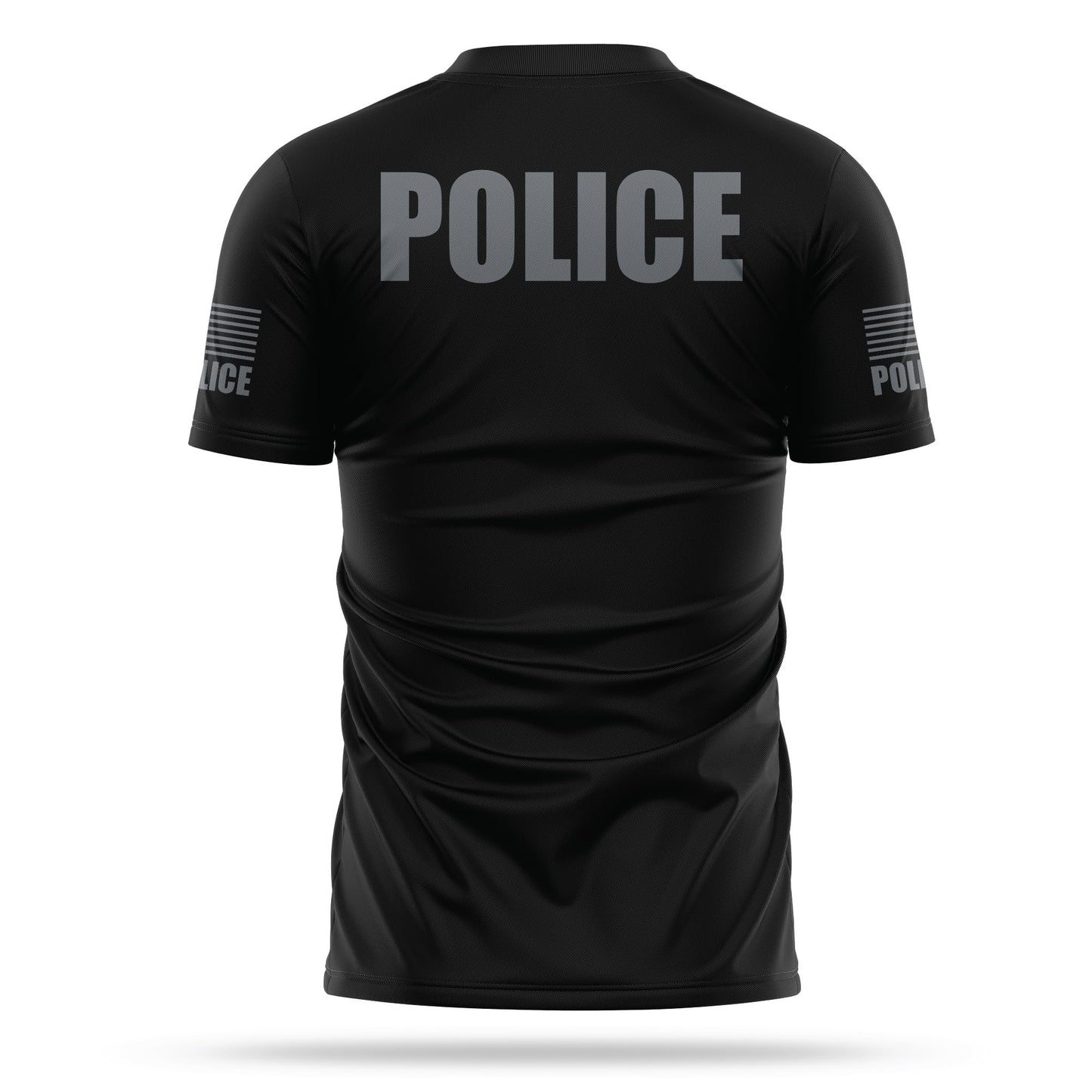 13FA 100% Poly Police Shirts for Men | USA Patriotic Lightweight Tee | Micro Polyester Moisture-Wicking Quick-Dry Comfort. Perfect for Training, Gym, and Active Wear.