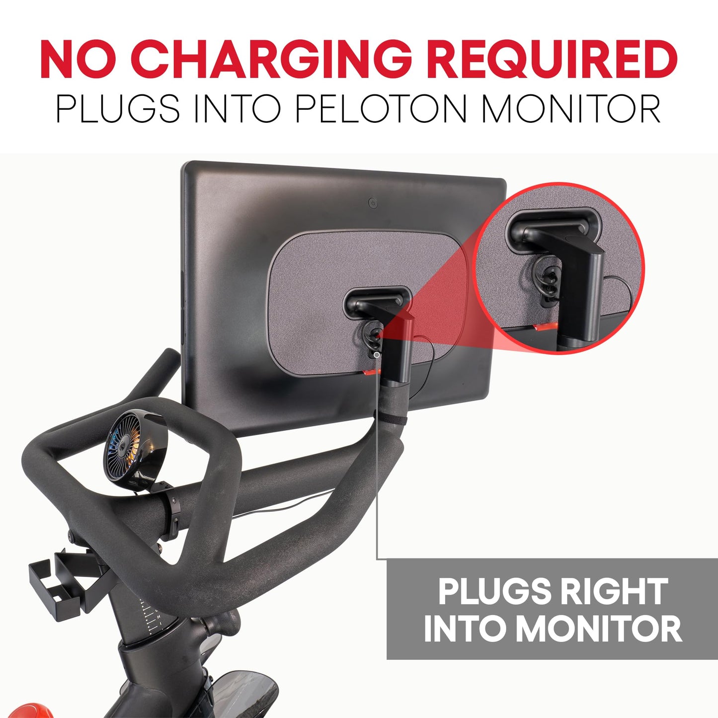 TrubliFit Custom Fan for Peloton Bike+ - Accessories for Peloton Bike Plus - Does Not Fit Original Bike (Peloton Bike+)