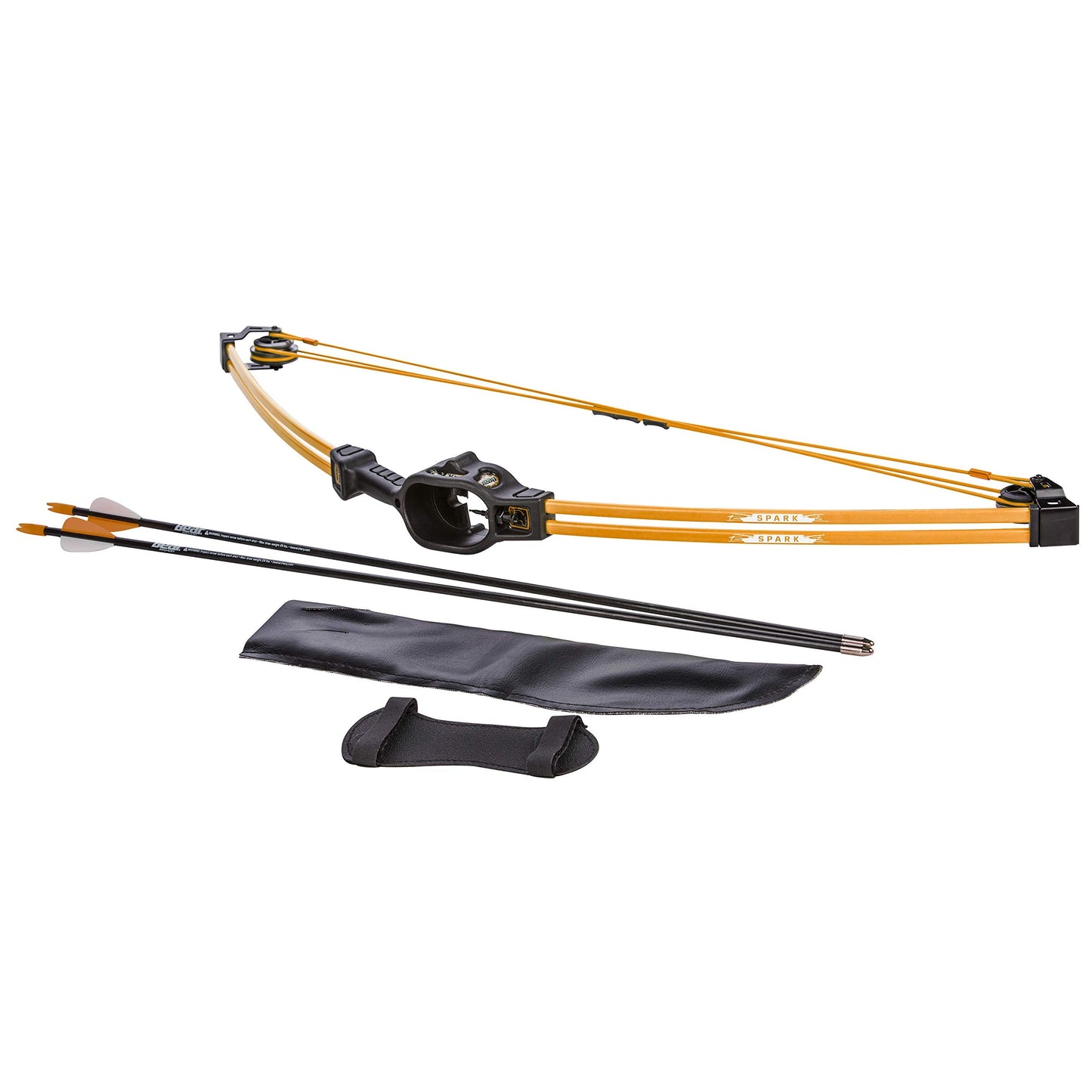 Bear Archery Spark Youth Bow Set, Ambidextrous, Flo Orange