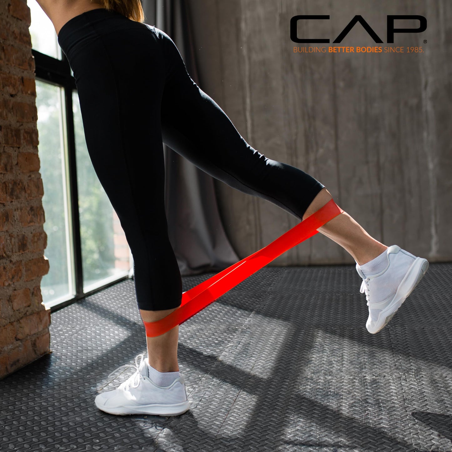 CAP Barbell 1/2-Inch Interlocking EVA Foam Exercise Puzzle Mats - 3 Pack | 24" x 24" x 1/2" | T Pattern - Black