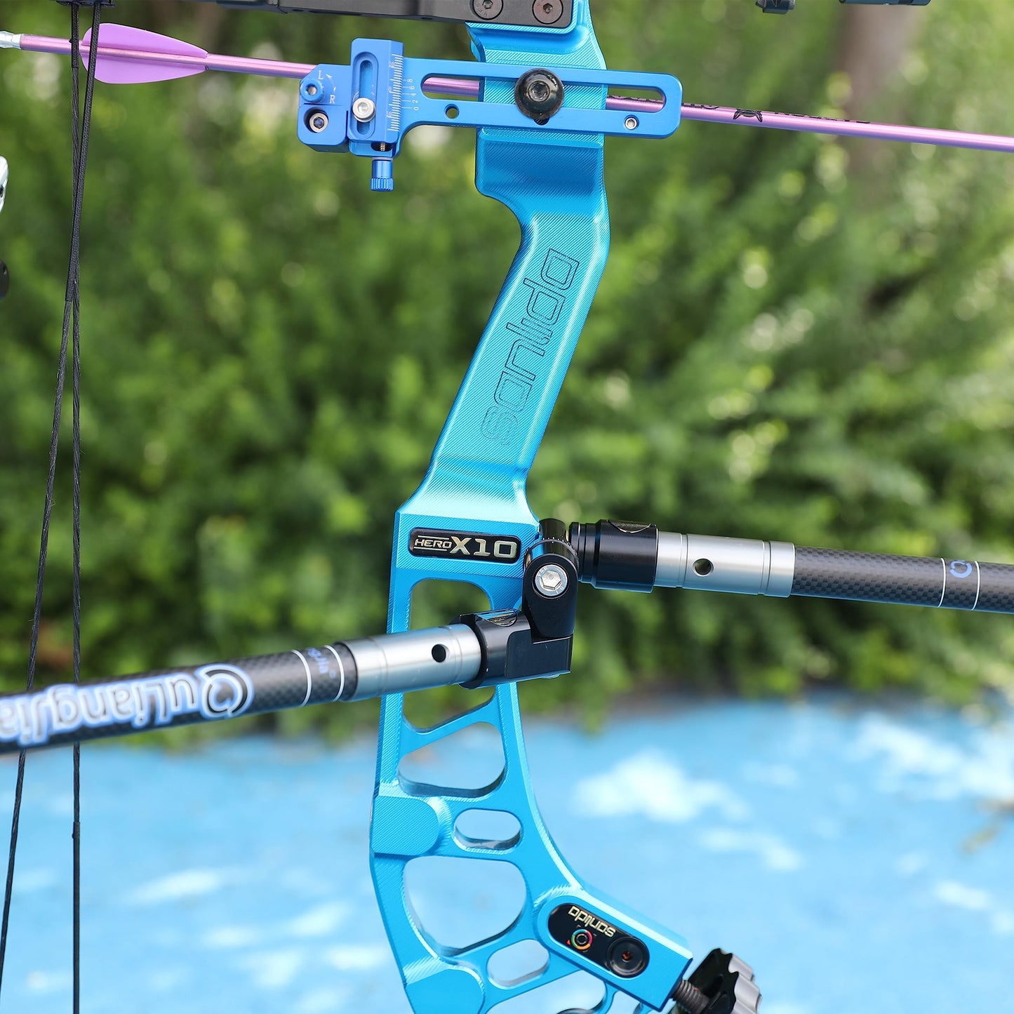 limaity Archery Adjustable V-Bar Mount,Single/Double V-Bar Mount Quick Disconnect for Compound Bow/Recurve Bow(Single Side V Bar)