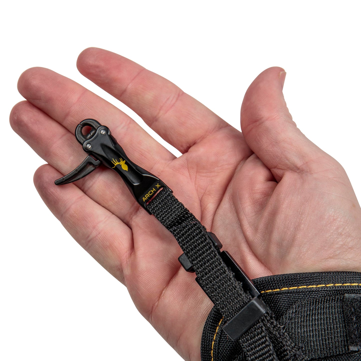 Trophy Ridge ArchX Youth Archery Bow Release - Ideal for Small Hands or Young Archers, Smooth Dual Caliper Release, Adjustable Strap Length, Interlocking Jaw System, Trigger Travel Tuning