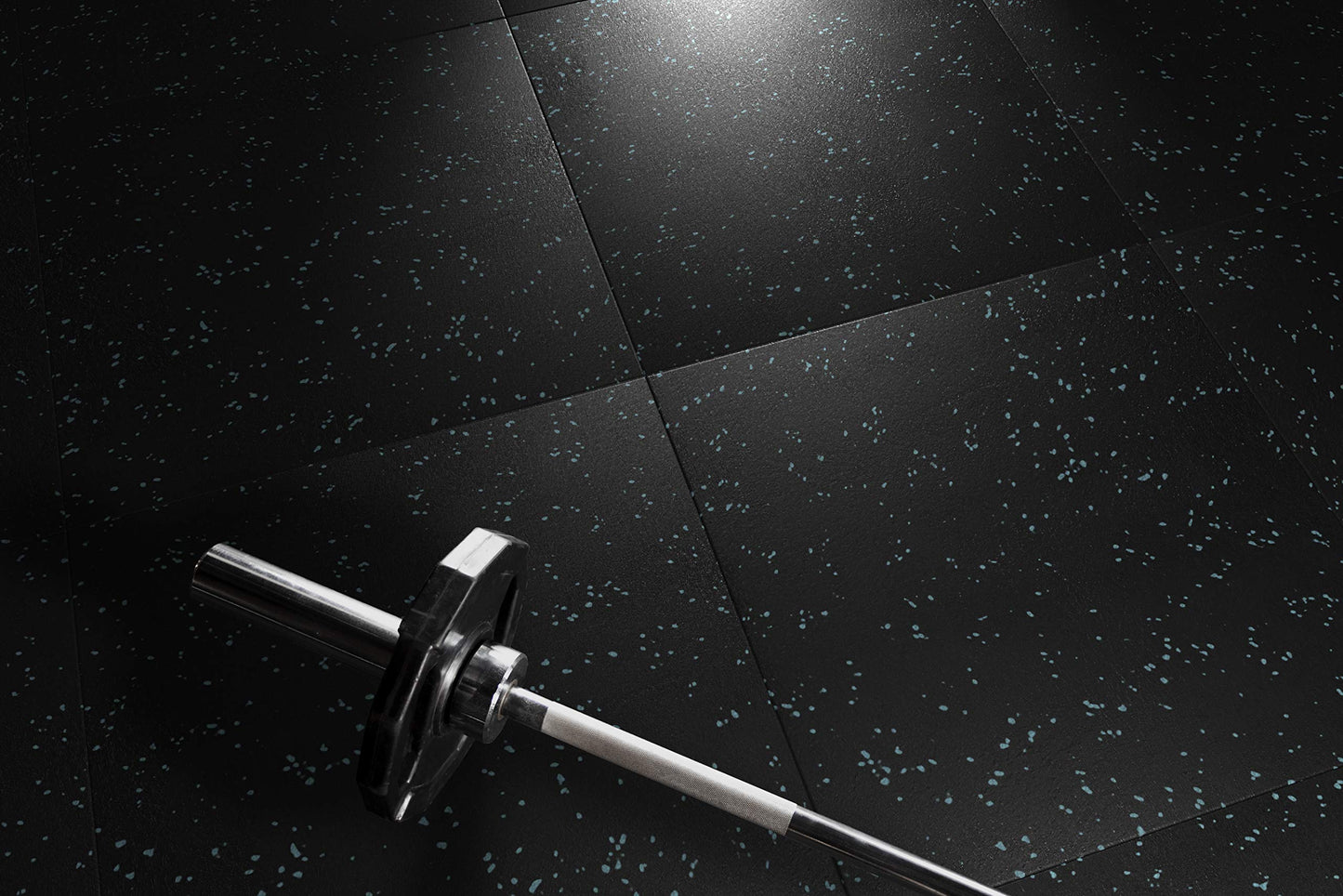 Genaflex Pro Rubber Heavy Duty High Density Shock Absorbent Laminated Gym Tile - 1" Thick X 20" W X 20" L - 2.7 Sq. Ft. (1 Tile - 2.7 Sq. Ft., Black)