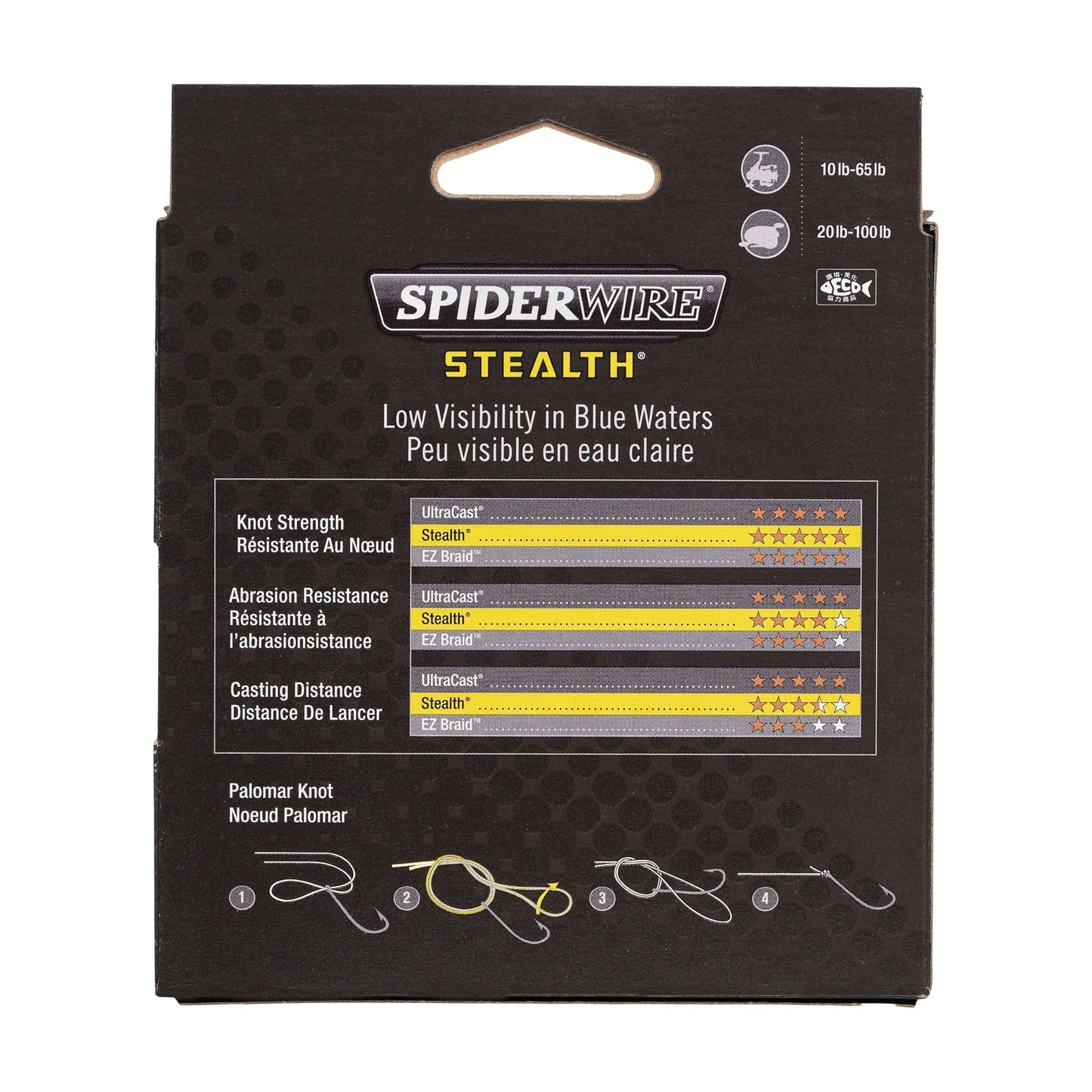 SpiderWire Stealth® Superline, Blue Camo, 100lb | 45.3kg, 200yd | 182m Braided Fishing Line, Suitable for Saltwater and Freshwater Environments