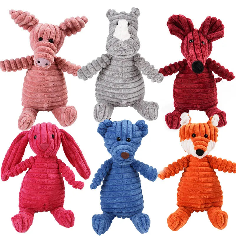 Plush Squeaky Dog Toy, Bite-Resistant