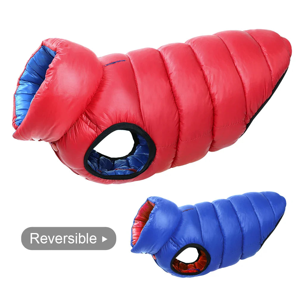 Warm Reversible Dog Jacket