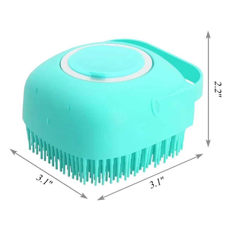 Dog Bath Brush & Grooming Comb