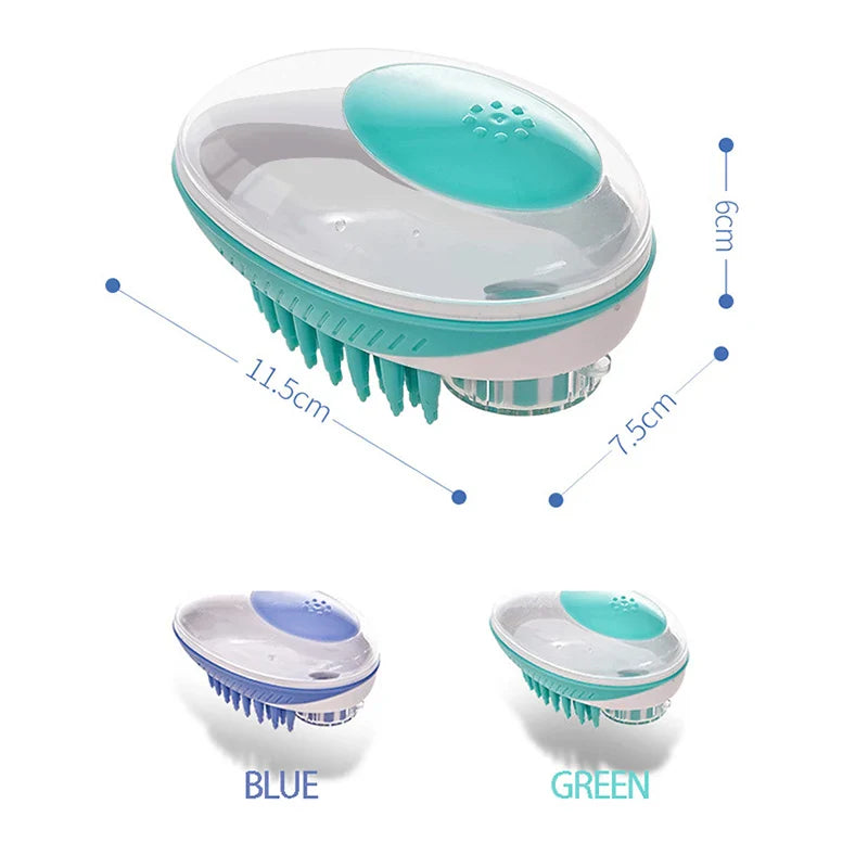 Dog Bath Brush & Grooming Comb
