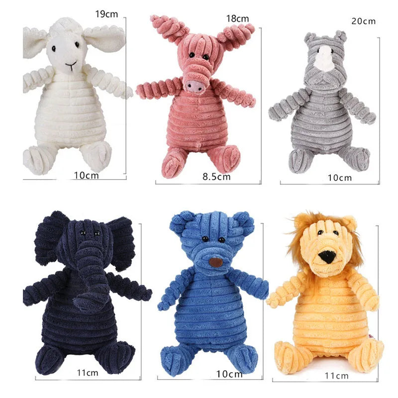 Plush Squeaky Dog Toy, Bite-Resistant