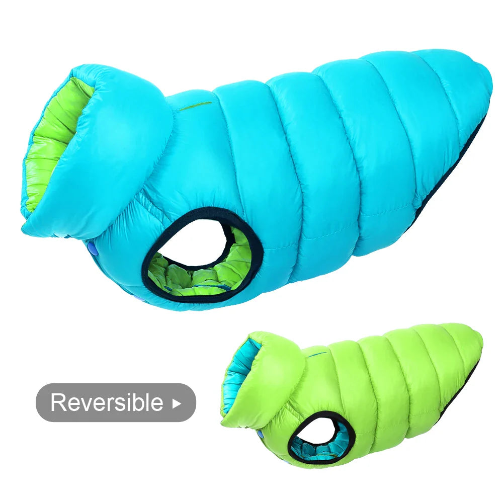 Warm Reversible Dog Jacket
