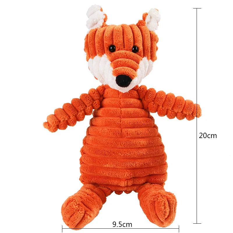 Plush Squeaky Dog Toy, Bite-Resistant