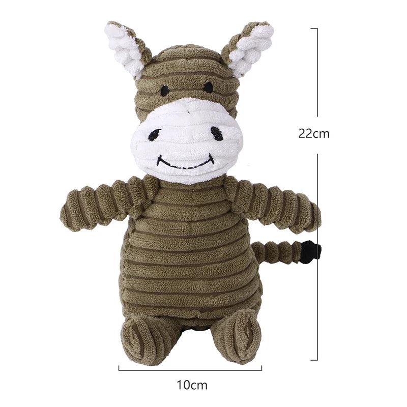 Donkey Dog Squeaky Plush Toy