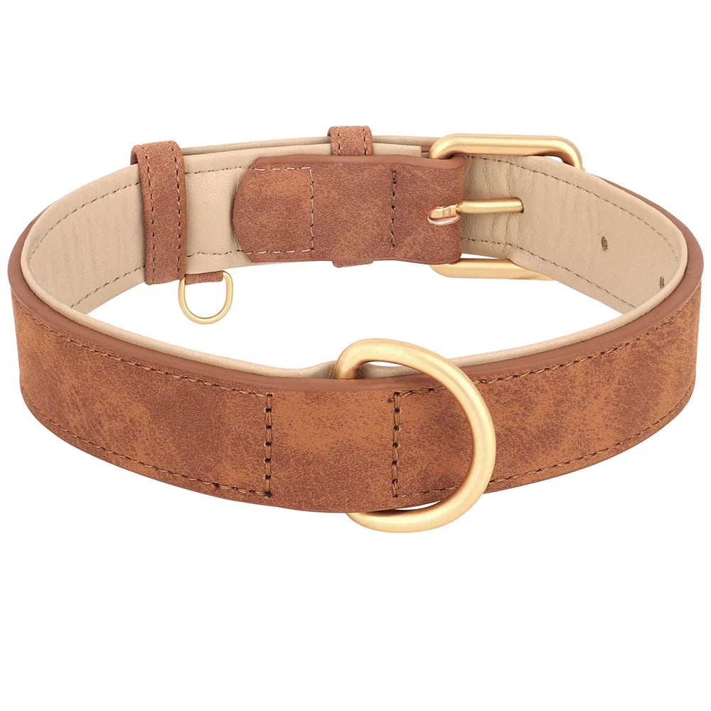 Durable Leather Dog Collar