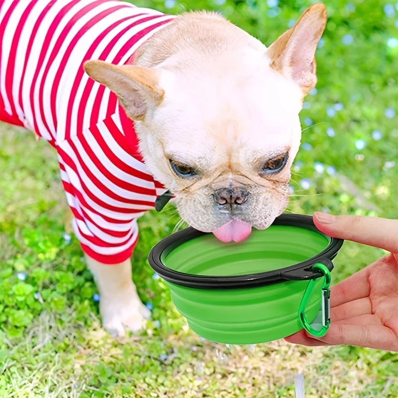 Portable Collapsible Pet Food Bowl